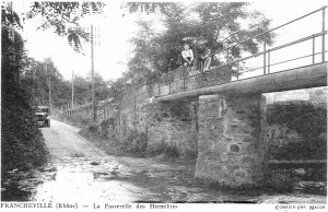 gué et passerelle Mulet (ca 1900)