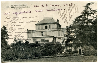 10-06-Falconnière21-2ème façade, véranda et orangerie-CP -(1915-05-23)